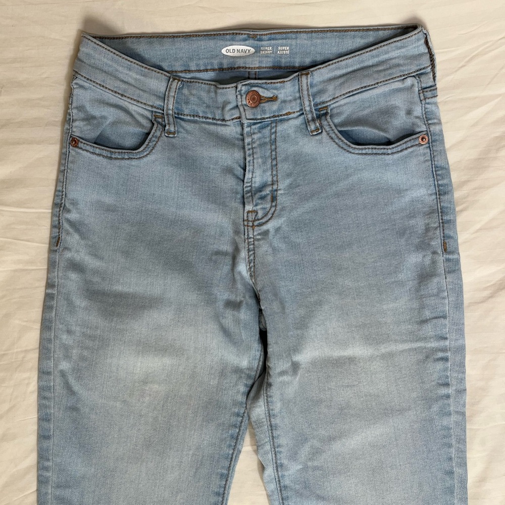 Old Navy Women's Sky Blue Skinny Jeans